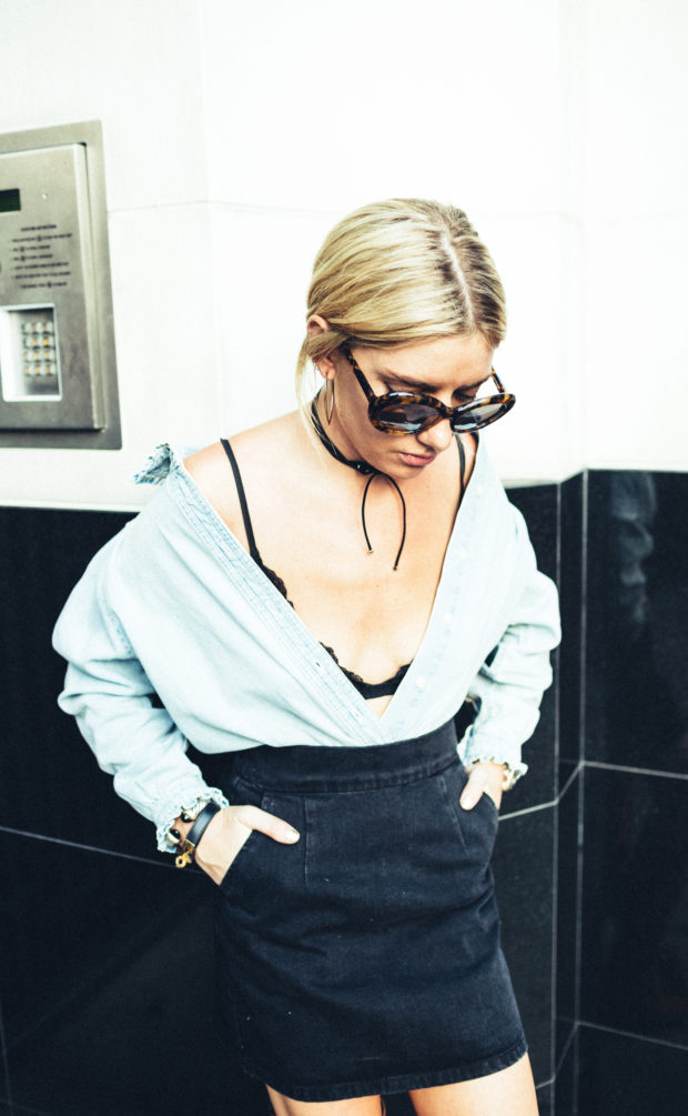 button-up-shirt-worn-unbottoned-and-off-the-shoulder